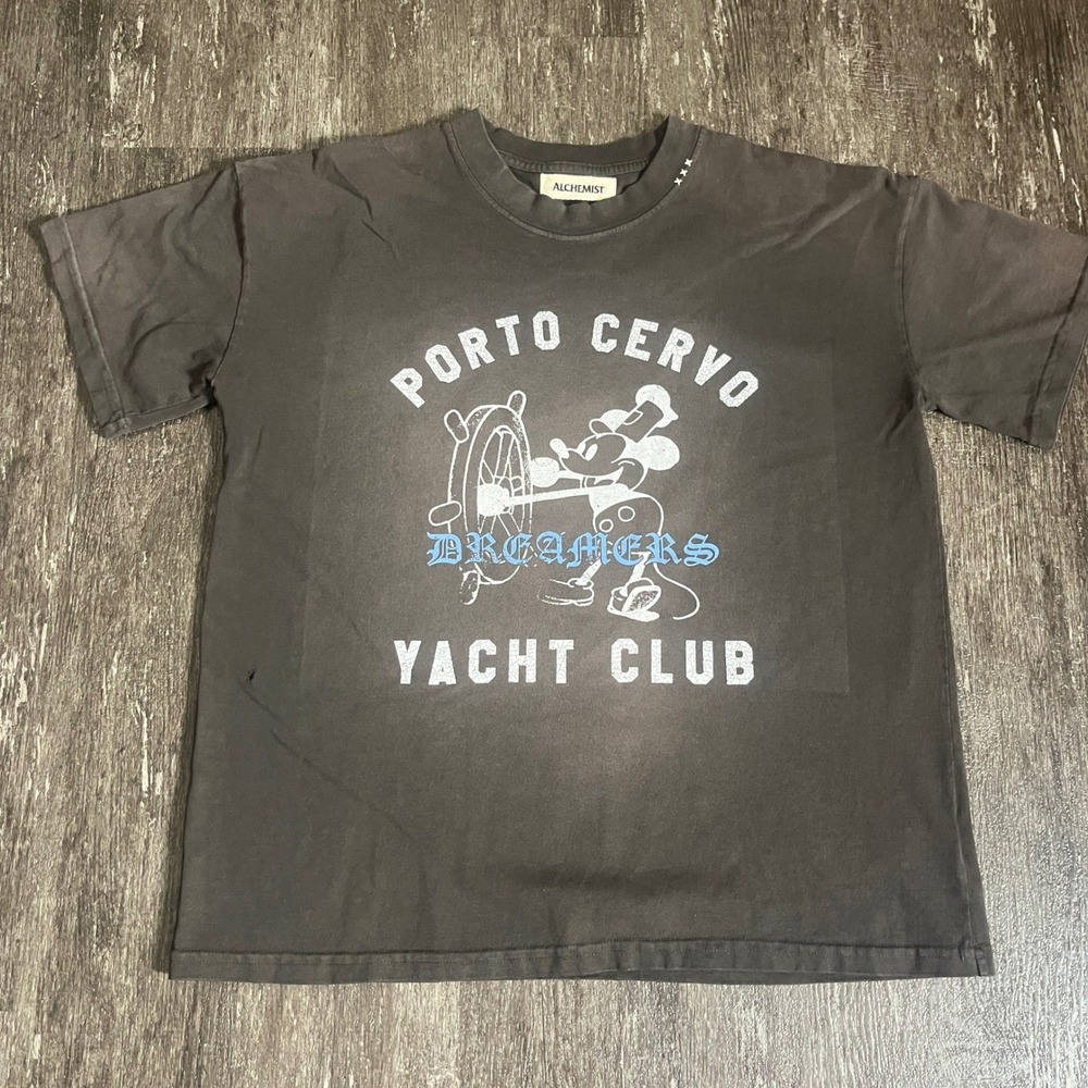 Alchemist Porto‎ Cervo Yacht Club Mickey Mouse Graphic T Shirt Men's Flaw
